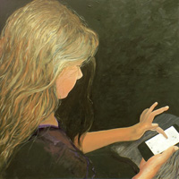 Young Girl With Smartphone